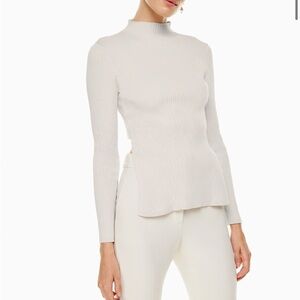 Aritzia Sculpt Long Sleeve Tie back top